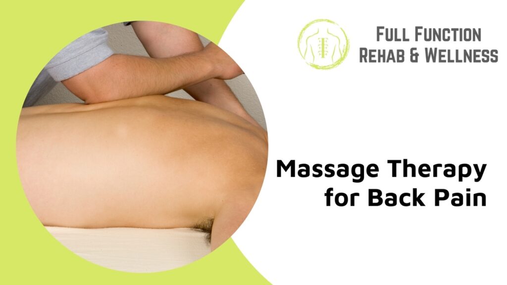 massage for back pain woodbridge