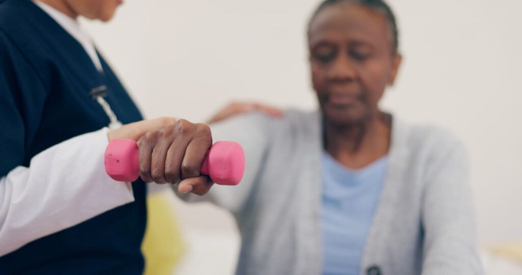relieving pain with physiotherapy