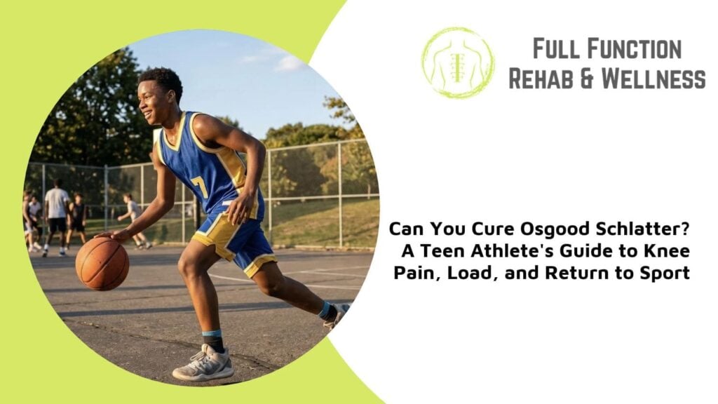 cure osgood schlatter teen athletes knee pain woodbridge
