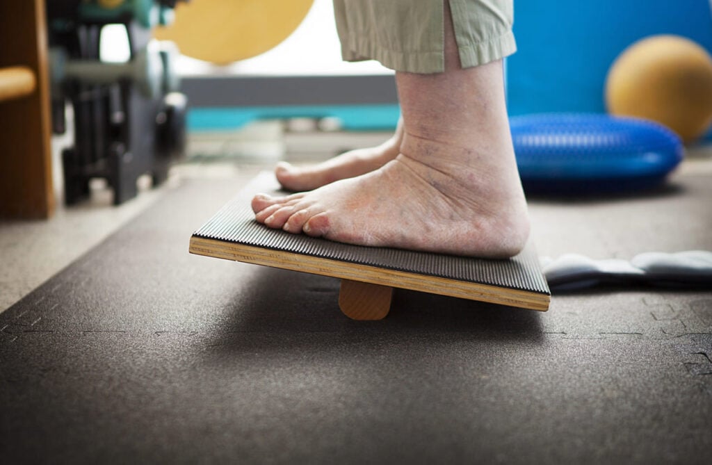 improving balance with physiotherapy