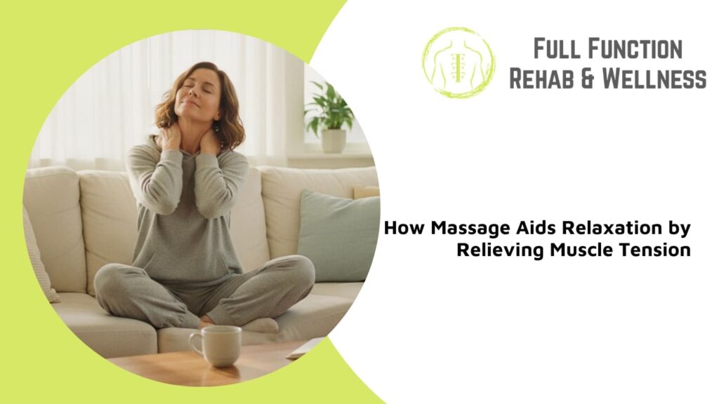 massage therapy stress relief woodbridge muscle tension relief woodbridge