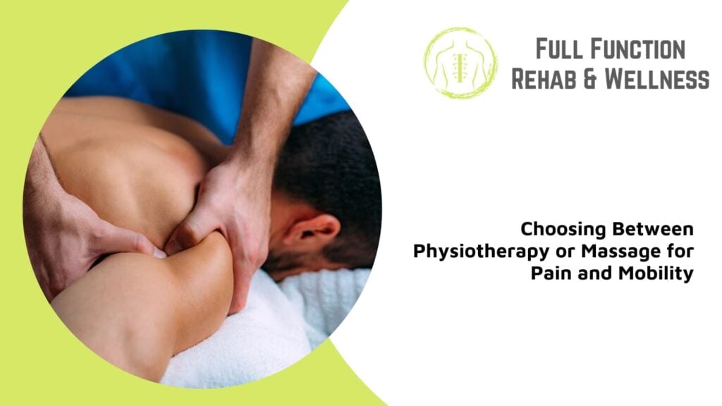 physiotherapy vs massage woodbridge
