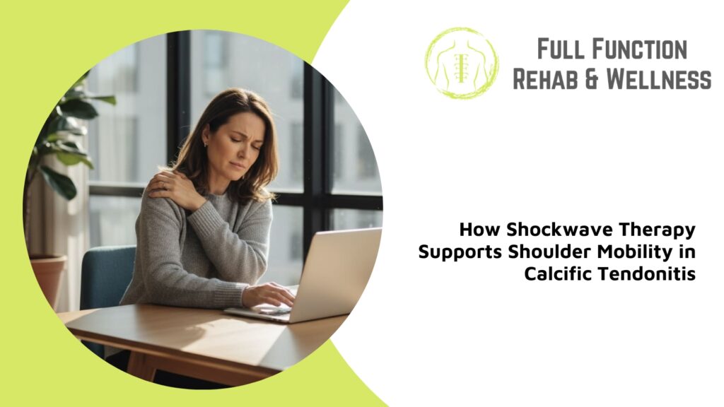 shockwave therapy calcific tendonitis shoulder mobility