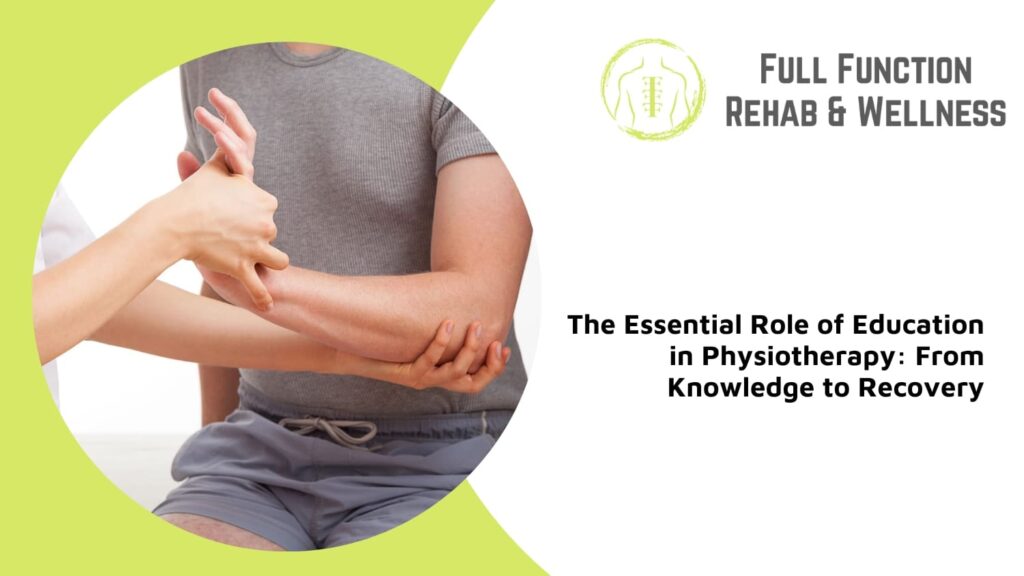 the role of education in physiotherapy woodbridge